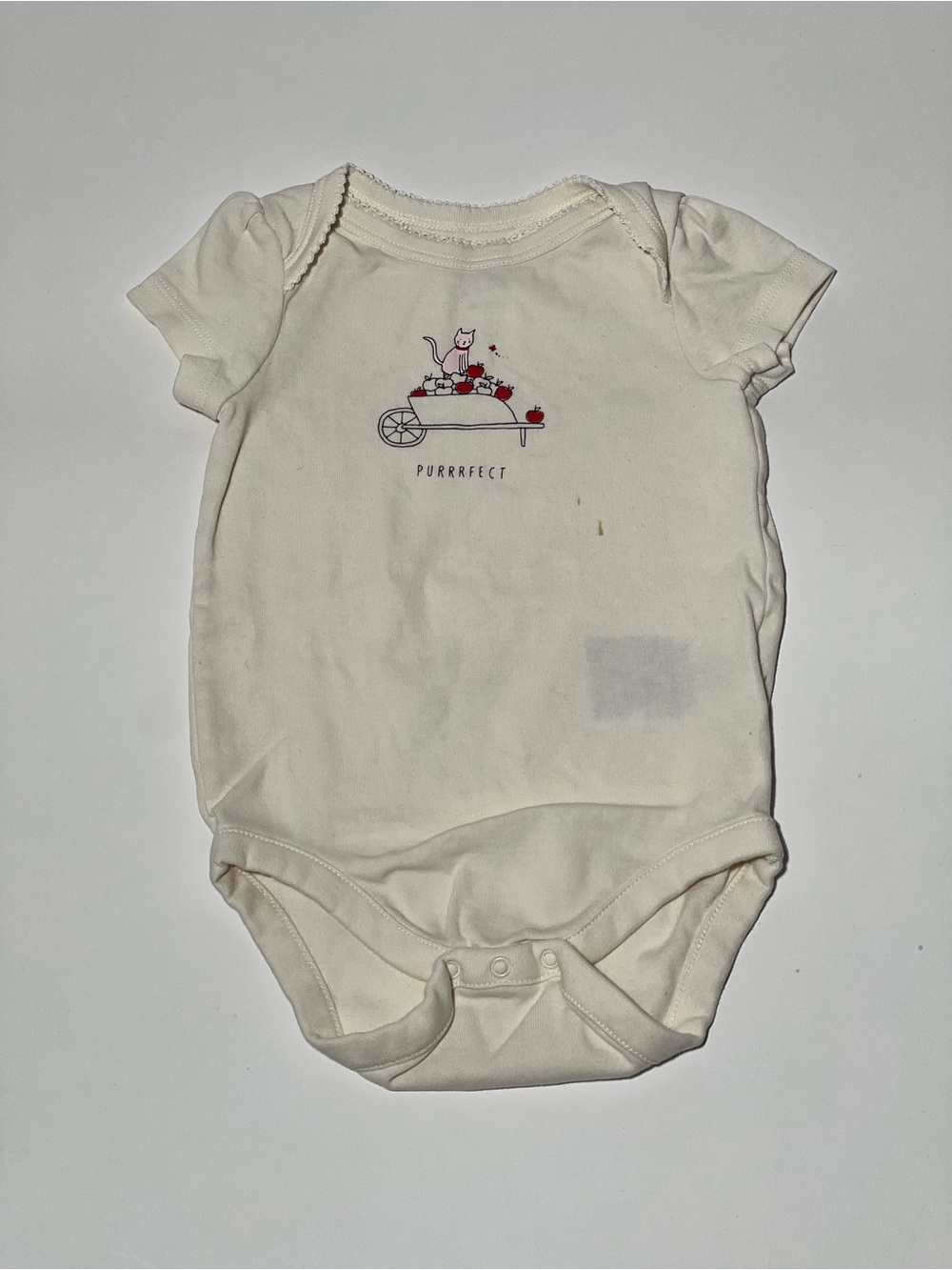 babyGap Purrfect Cat Bodysuit 6–12 Months